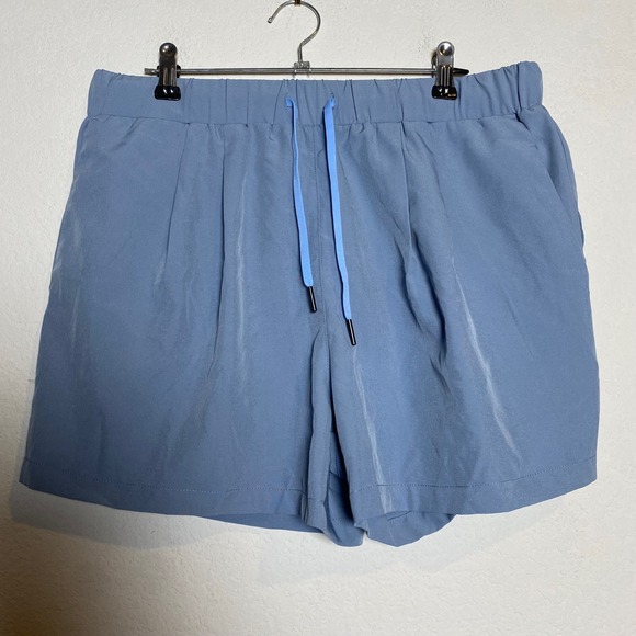 HALARA Pants - Halara Athletic Shorts L Blue Womens Gorpcore Elastic Waist Drawstring Pockets